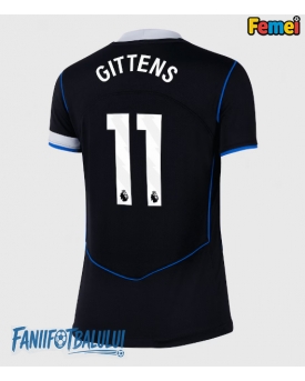 Chelsea Jamie Gittens #11 Tricou Fotbal Replică 2025-26 Femei Treilea